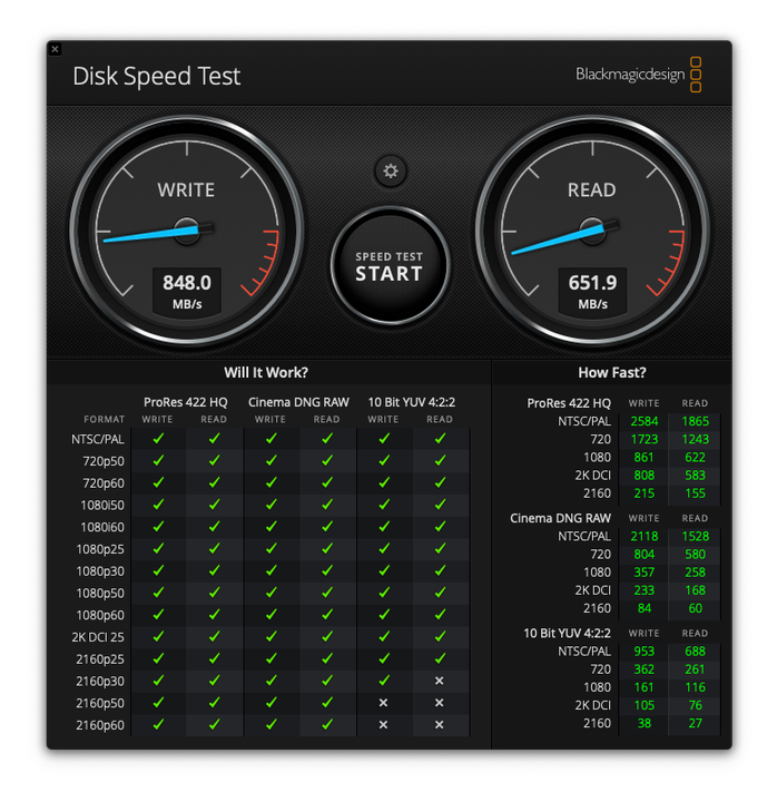 Download aja disk speed